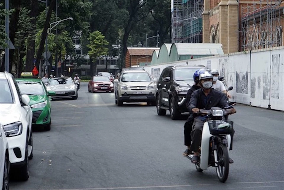Cấm xe nhiều tuyến đường ở trung tâm TP Hồ Chí Minh dịplễ 30/4
